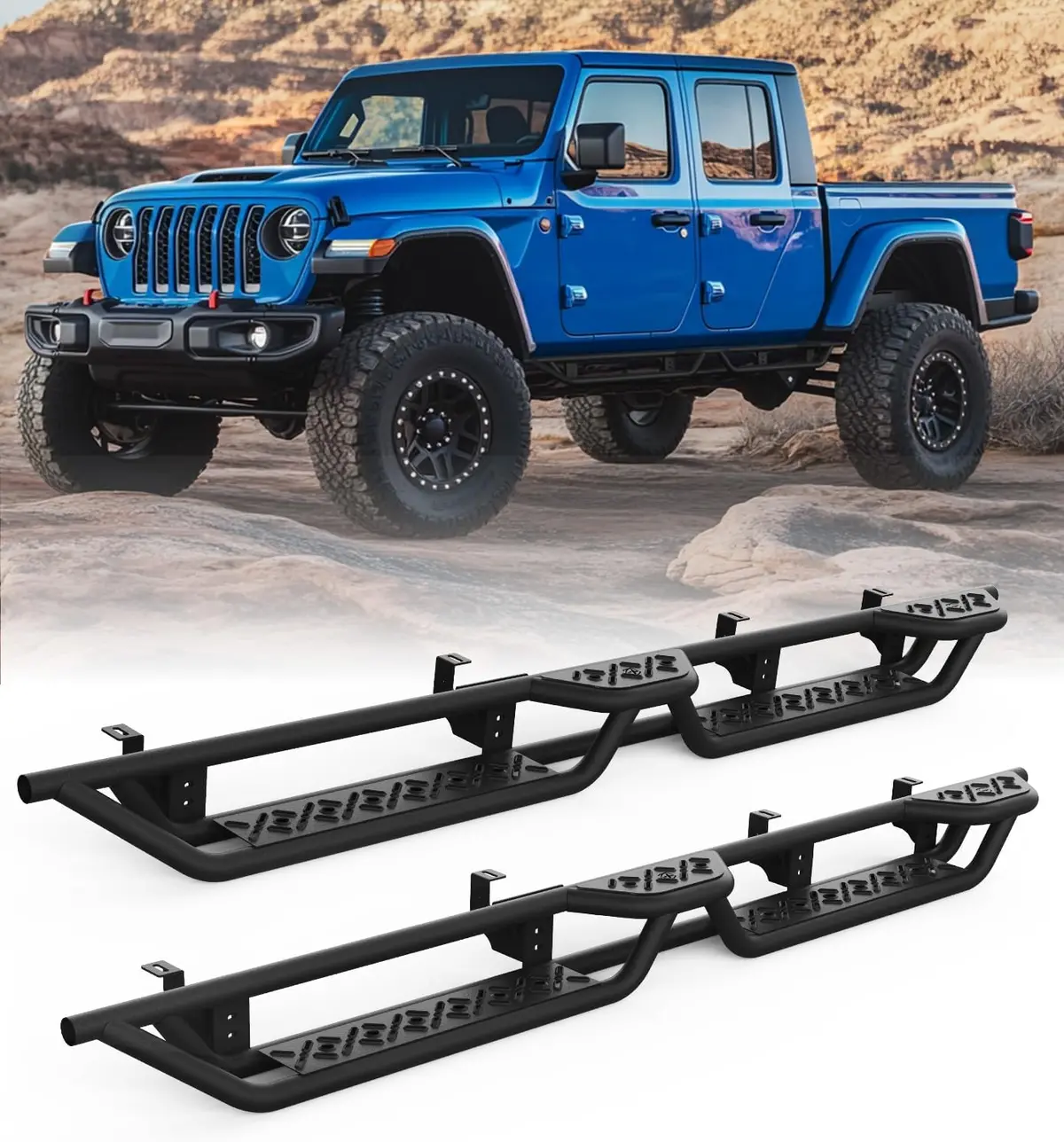Jeep Running Boards Dual Steps For Gladiator Jt 2020-2026 1