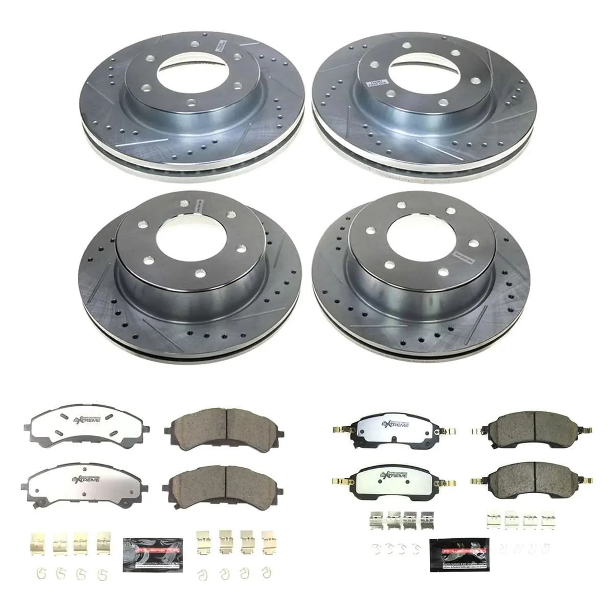 Power Stop Front And Rear Z36 Truck & Tow Brake Kit 21-23 Ford Bronco | K8802-36 1