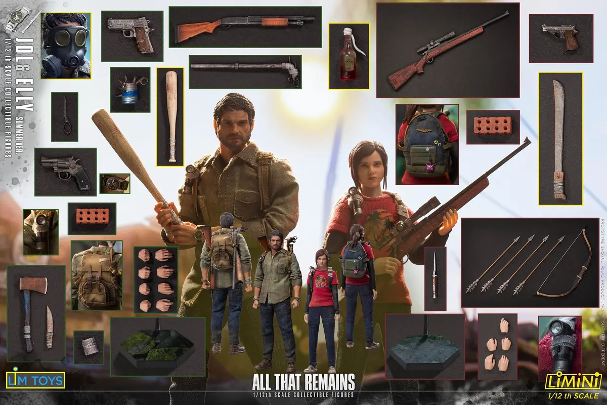 Limtoys 1/12 Scale Jol & Elly All That Remains (Set Of 2) 1