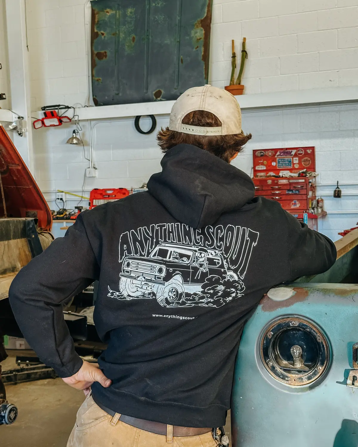 Anything Scout Thrasher Hooded Sweatshirt 1