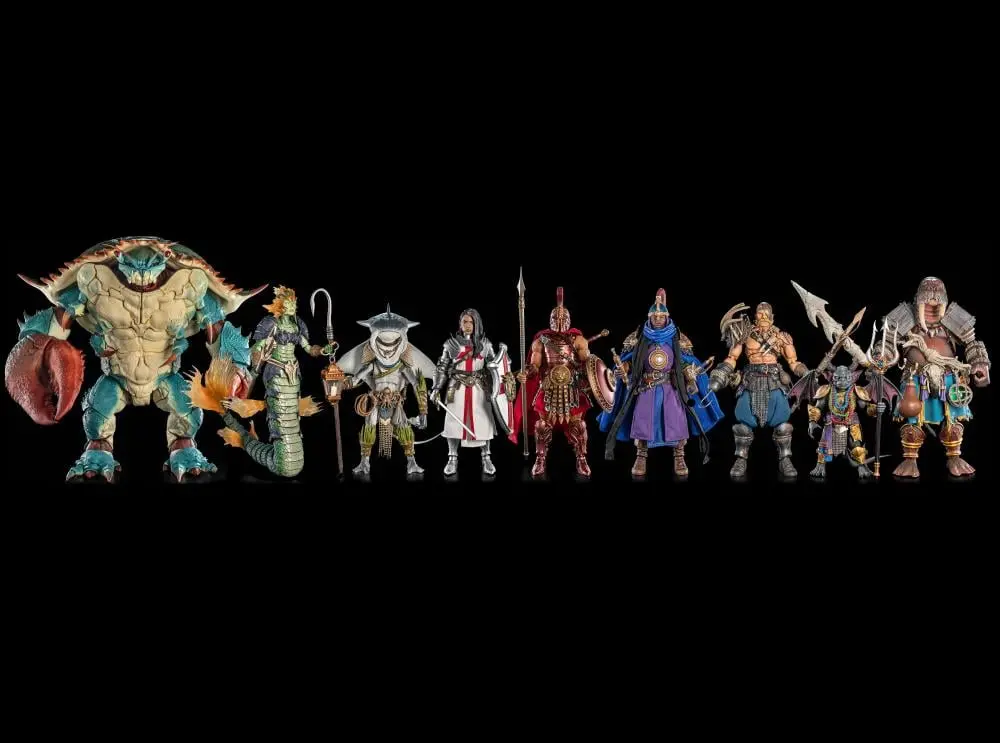 Pre-Order (Deposit) - Mythic Legions Dawns Of Discovery All-In Set (9 Figures + Accessory Pack) 1