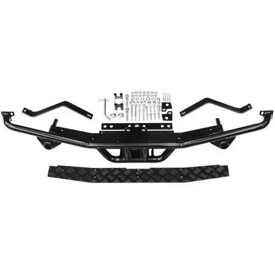 Nas Defender 90 Rear Step Bumper W/ 2" Receiver 1