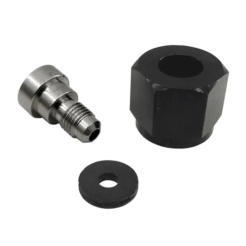 Nitrous Express Universal Bottle Nut Adapter Kit – Stainless Steel Thread Conversion Fitting 1