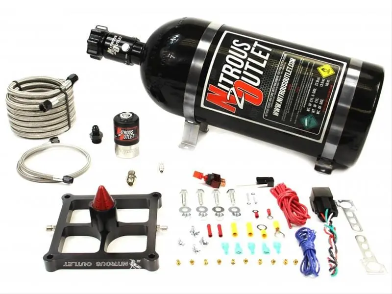Nitrous Outlet Geniii Stinger 4500 Nitrous Plate System – Tunable Power Adder For Carbureted Engines 1