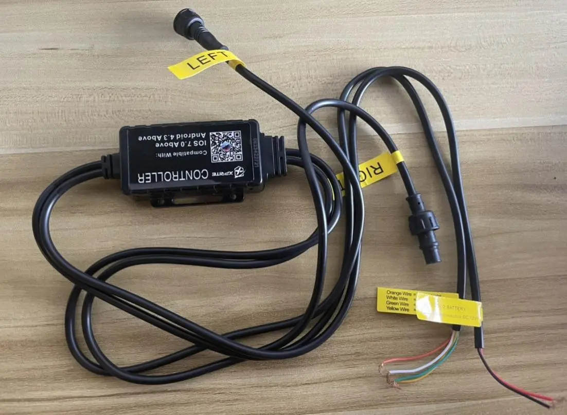 Xprite Replacement Controller Wiring Harness For Spiral Chase Led Whip Light | Dl-Wl-Chase-Xft-Bt&Rf-2Pc Series 1