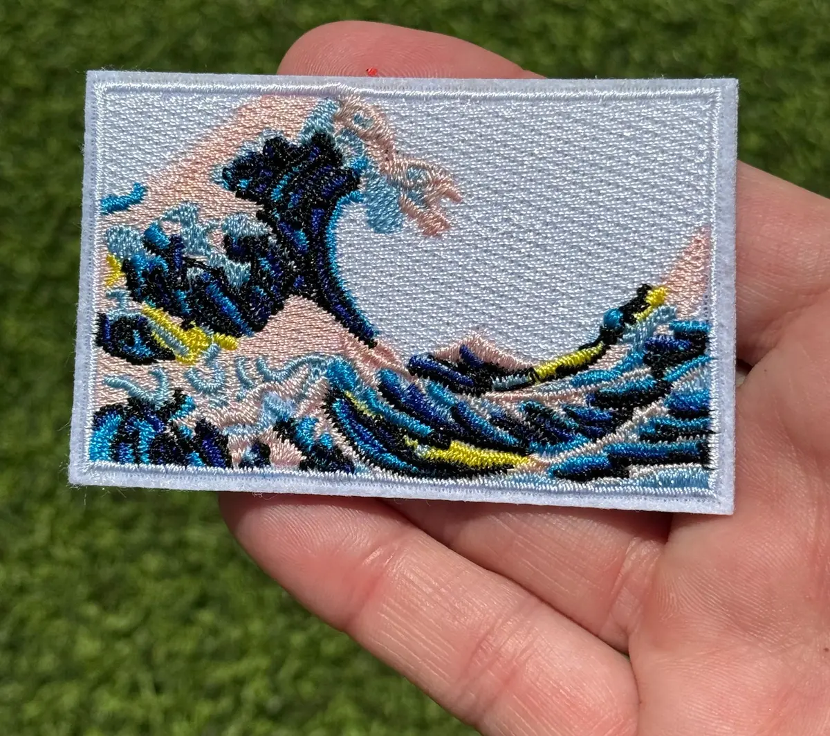 Beach Waves Iron On Patch 1