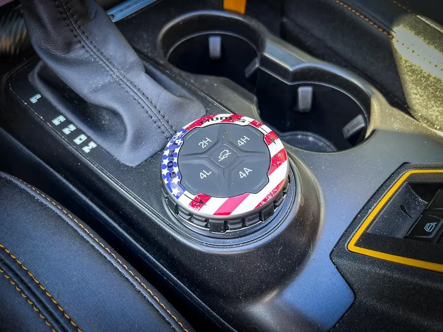 Stickerfab Printed Series Goat Mode Dial Ring Overlay V2 - 2021+ Ford Bronco 1