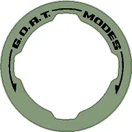 Stickerfab Printed Series Goat Mode Dial Ring Overlay V2 - 2021+ Ford Bronco 17