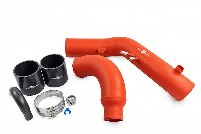 Process West 3.5" Air Intake Crossover Pipe - Red - For 2024+ Ford Ranger Raptor | Prw-Pwrrcp01r 1