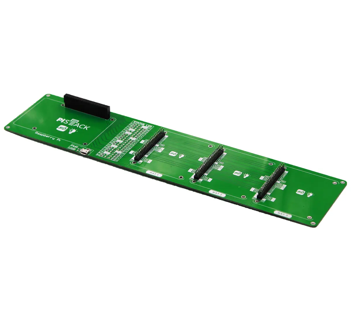 Pistack - Stack Hat For Raspberry Pi, Stack Upto 3 Hat's 1
