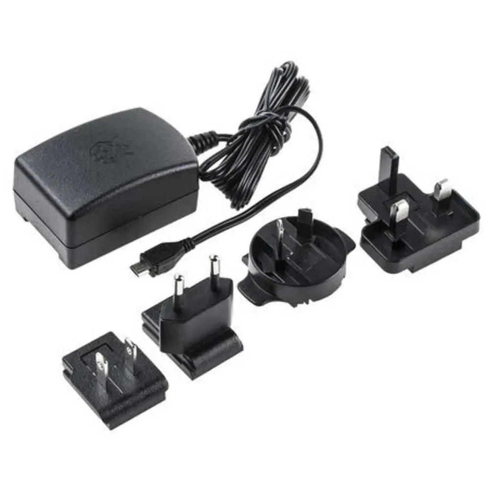Official 5V 2.5A Power Adapter For Raspberry Pi 3 (Black) 1