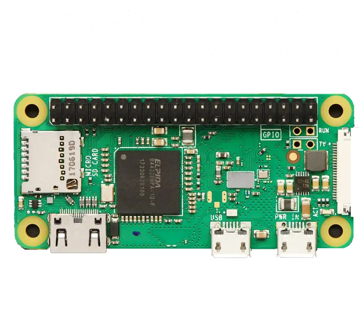 Raspberry Pi Zero W With Soldered Headers 1