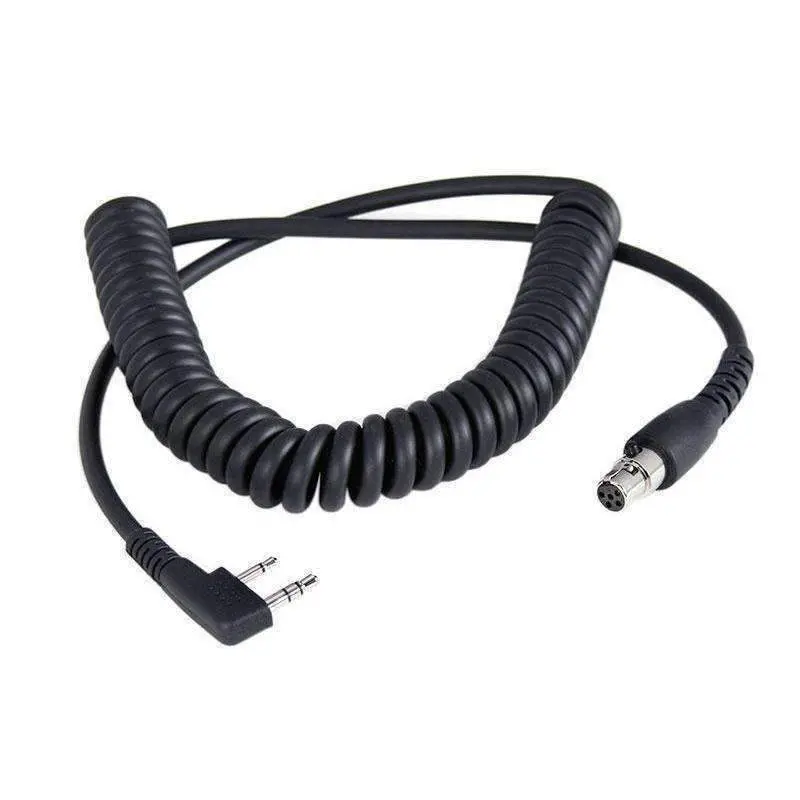 Rugged And Kenwood Handheld Radio | Headset Coil Cord 1