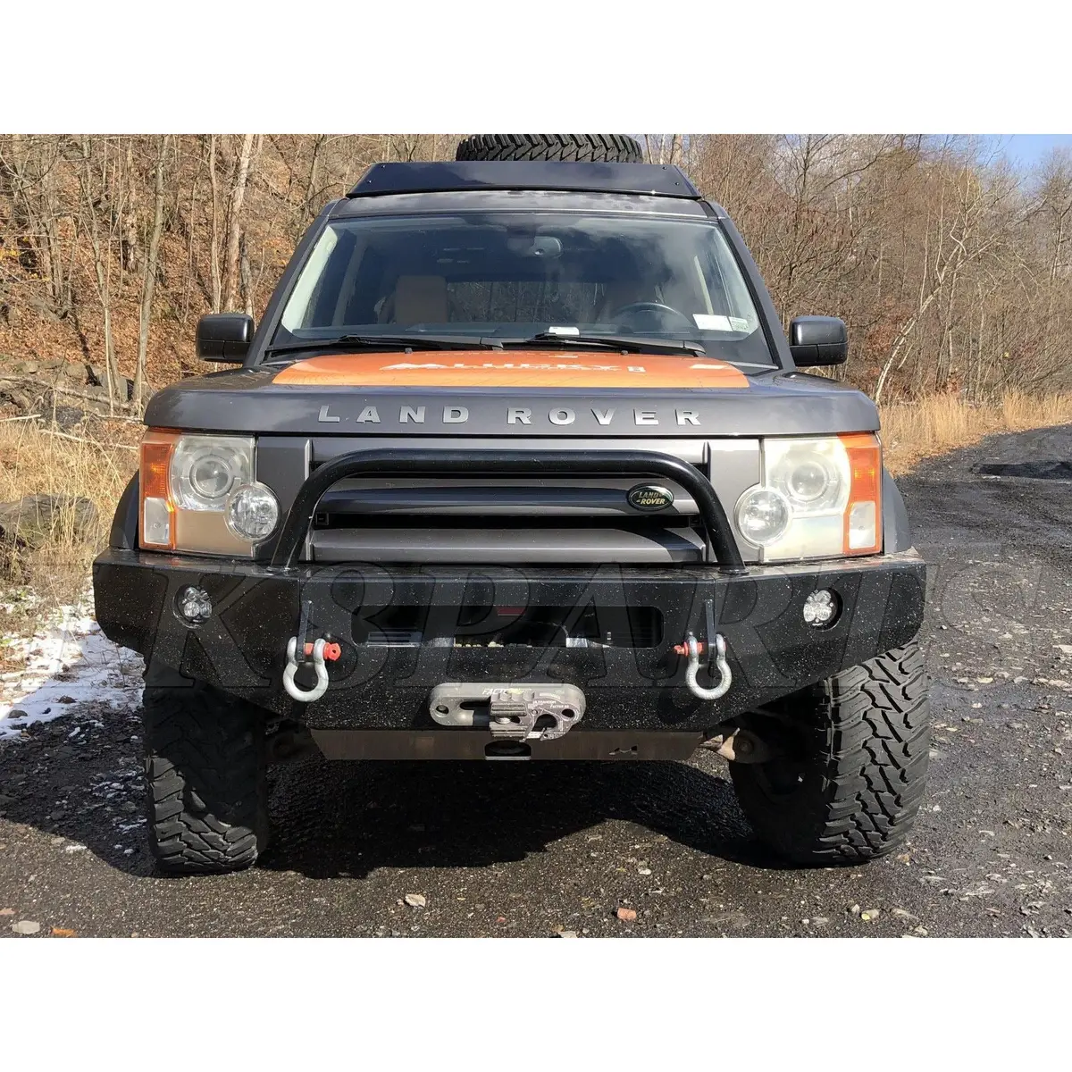 Lucky 8 Off Road Cfe Steel Winch Bumper – Land Rover Lr3 (2005–2009) 1