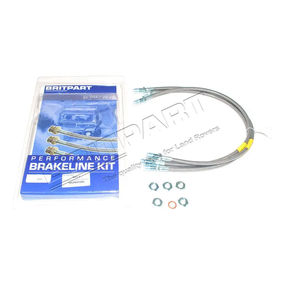 Stainless Steel Braided Brake Hose Kit 1