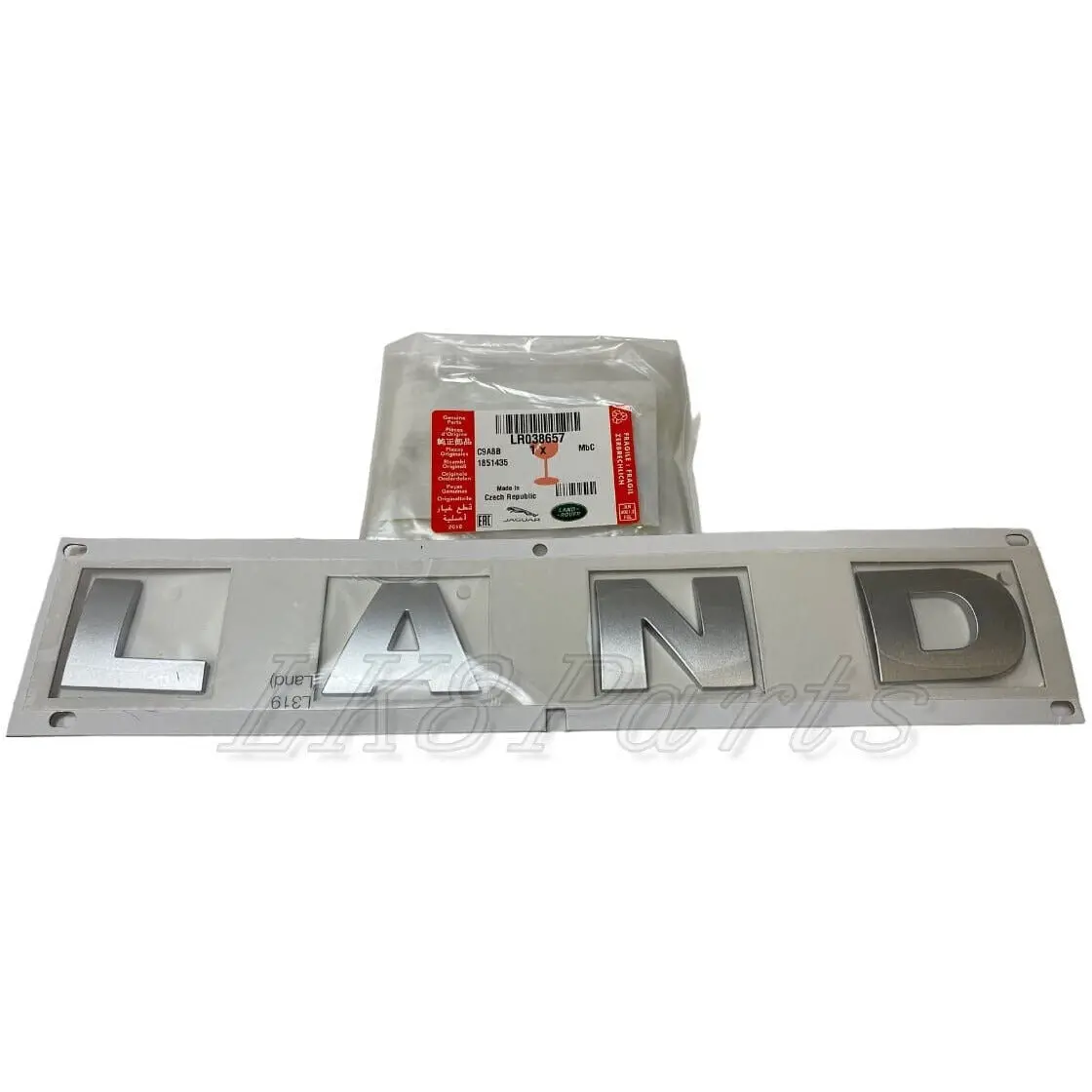 Silver Titan Land Hood Decal Sticker Genuine 1