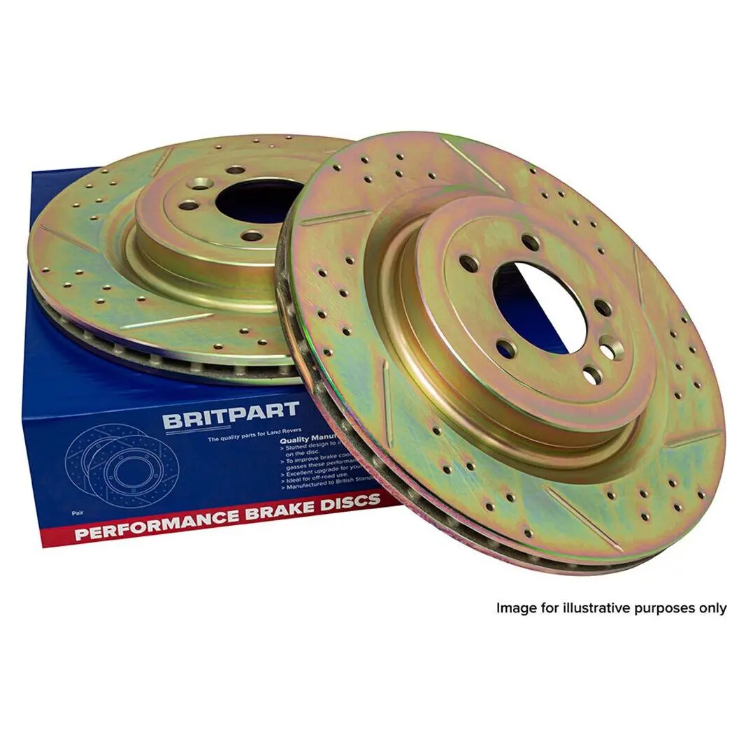 Performance Front Vented Brake Discs Pair 1