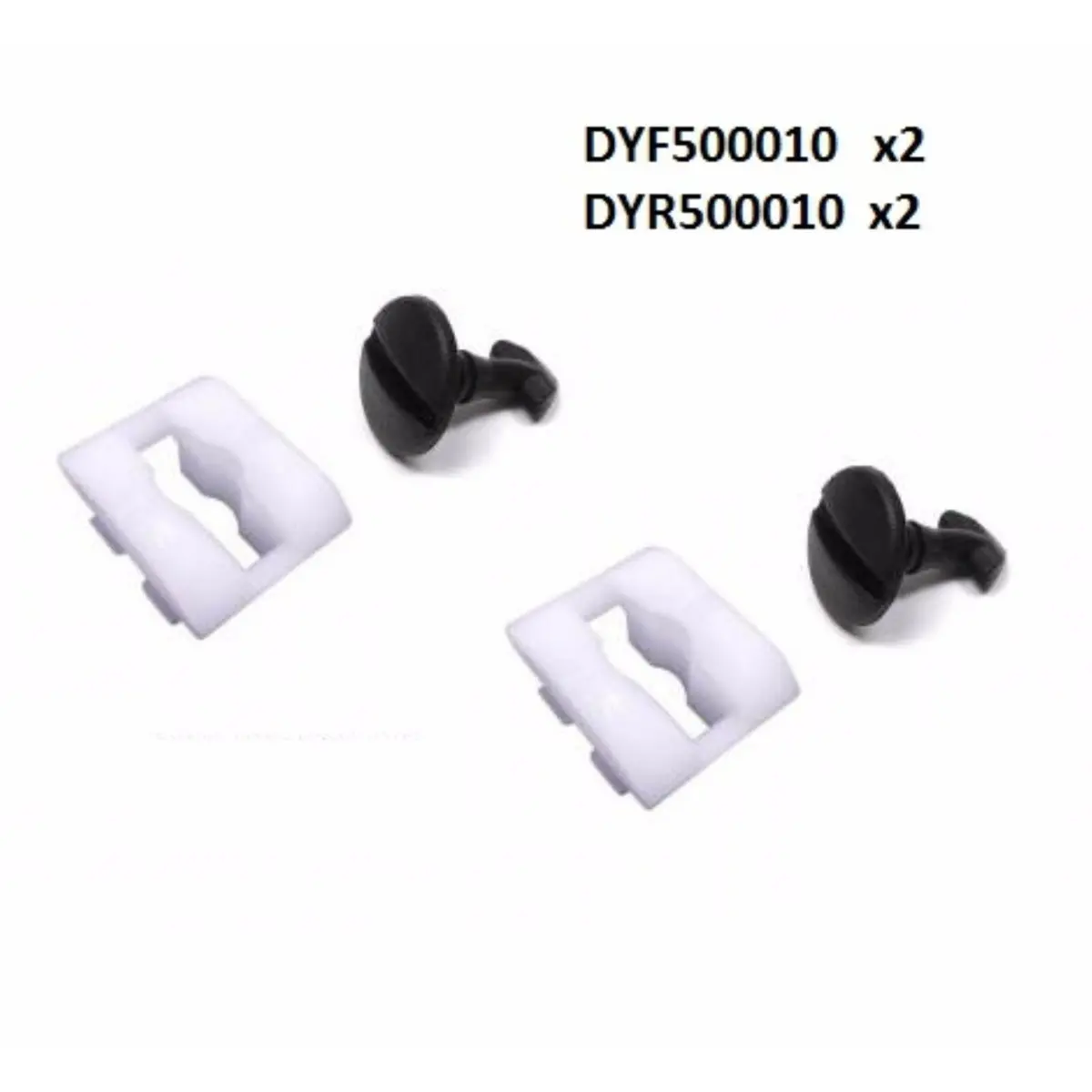Tow Cover Clip & Retainer Set X2 1