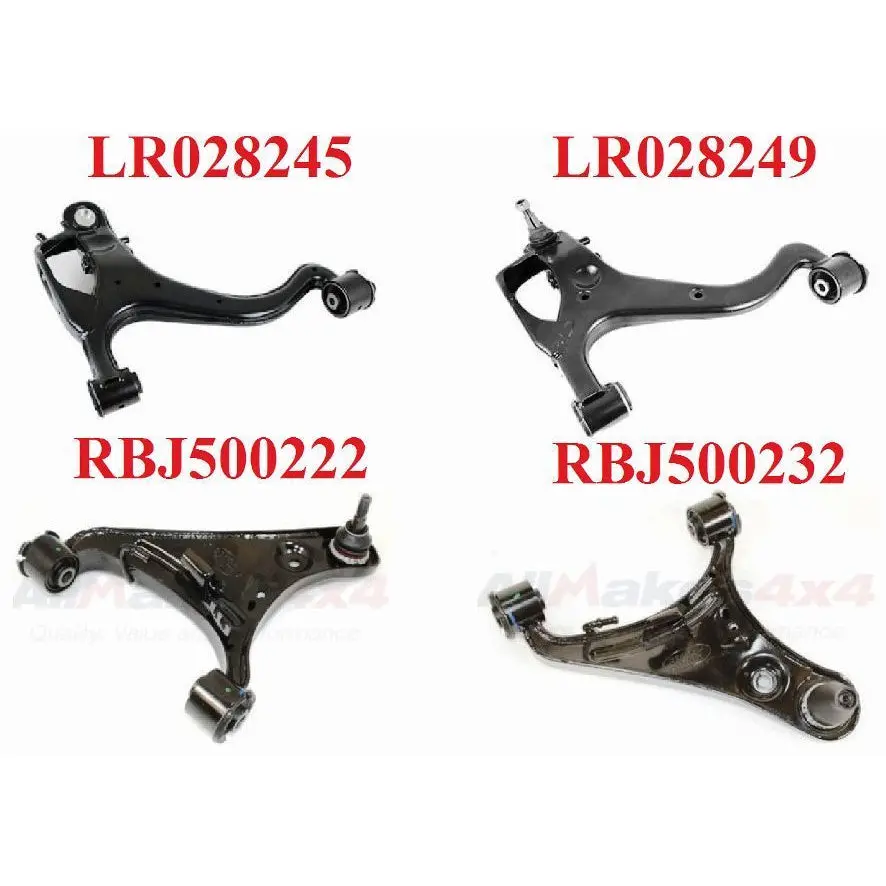 Front Suspension Upper + Lower Arm Set X4 1