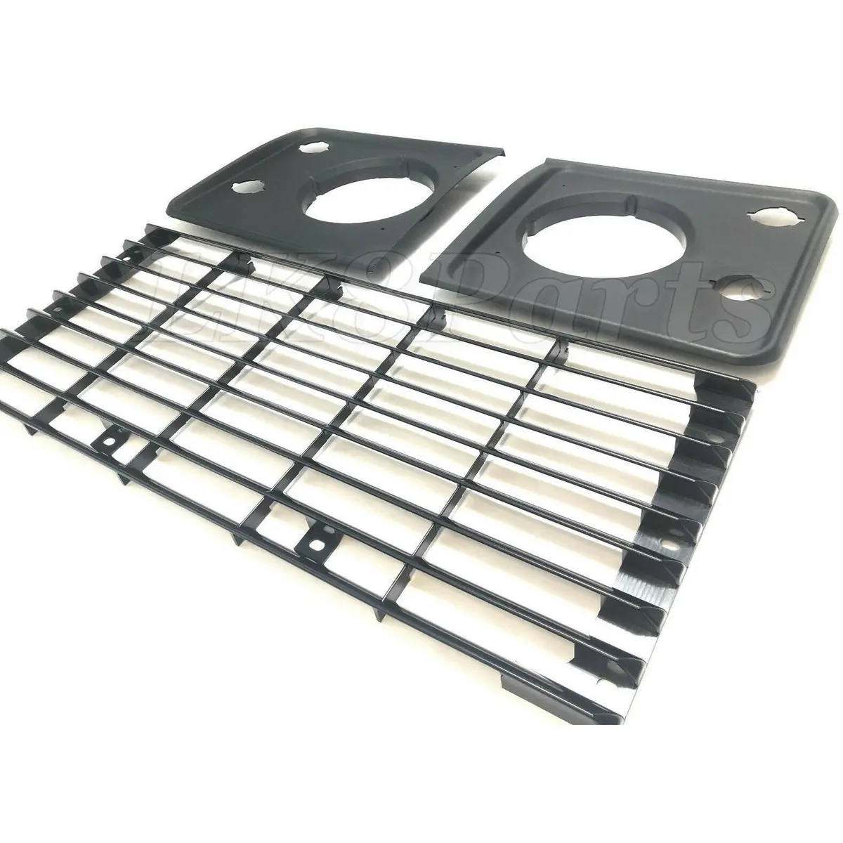 Black Headlight Surround Grill Set Light 2