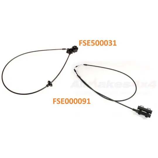 Hood Control Cable Set 1