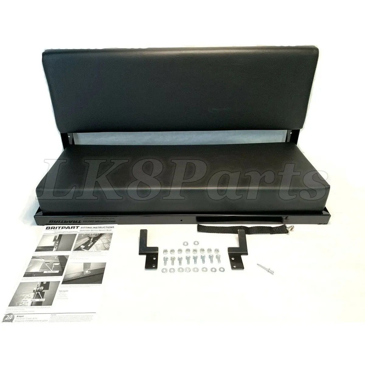 Rear Bench Seat Black Vinyl 1