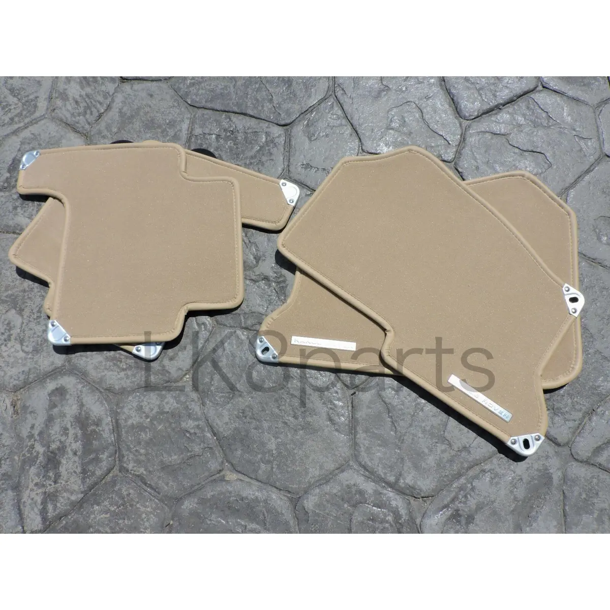 Carpet Set Alpaca Beige Genuine 1
