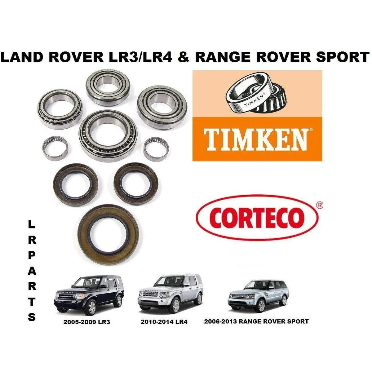 Rear Differential Bearing Kit Non-Locking 1