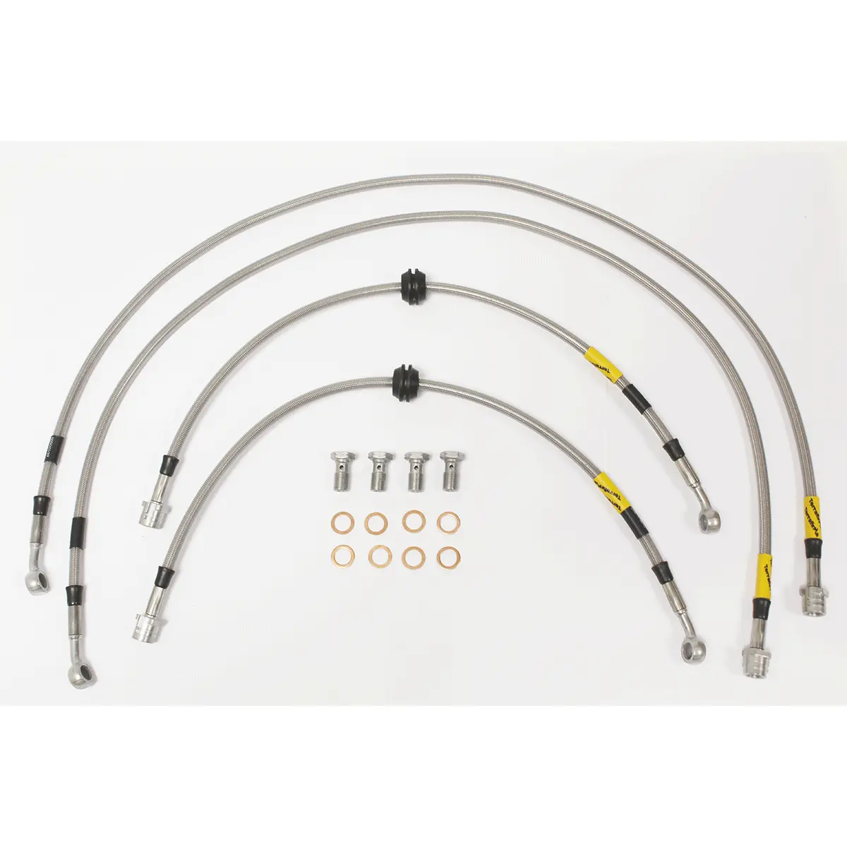 Standard Length Stainless Steel Brake Hose Kit 1