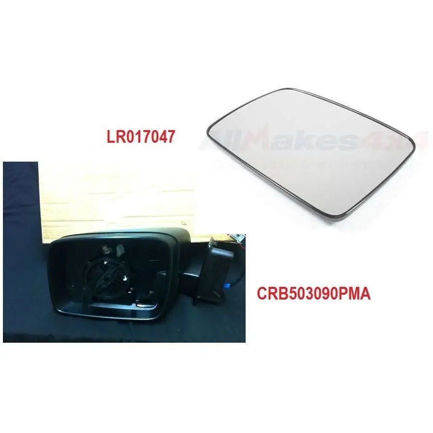 Mirror W/Glass Lh With Memory Genuine 1