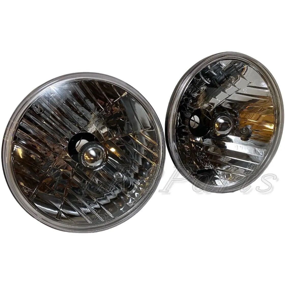 7" Crystal Halogen Headlamp Pair Lhd 1
