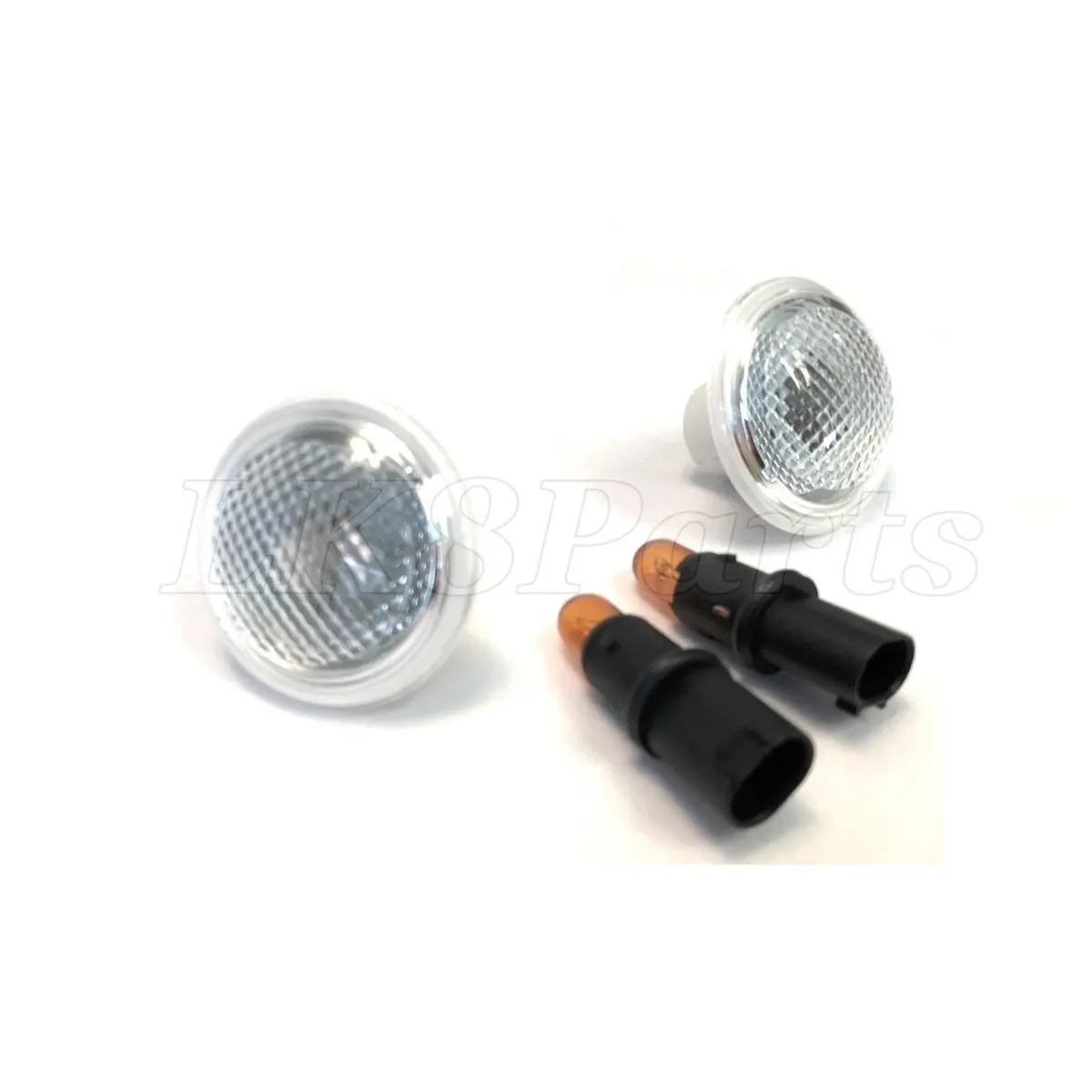 Clear Side Marker Repeater Lamp Set Of 2 1