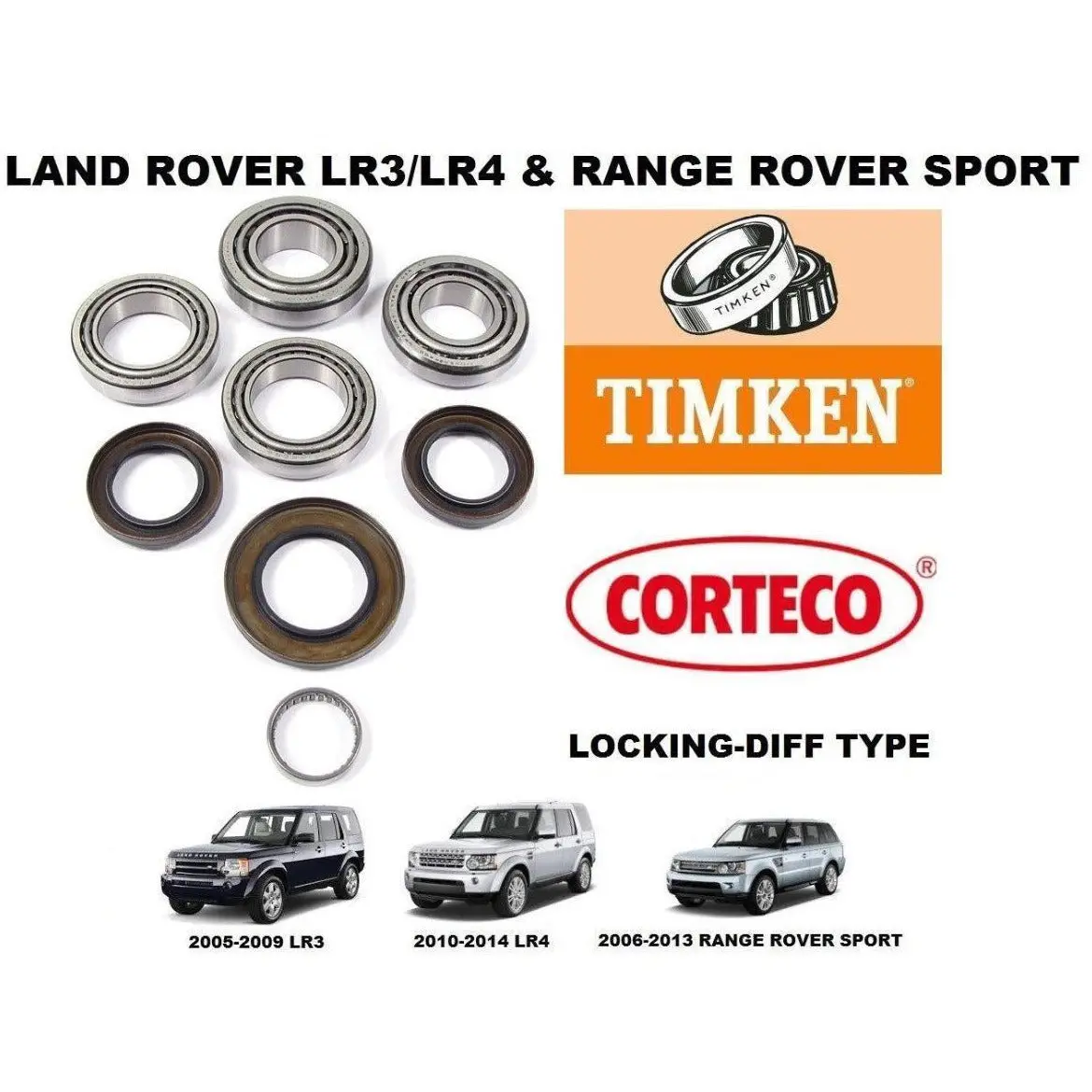 Rear Differential Bearing Kit Locking 1