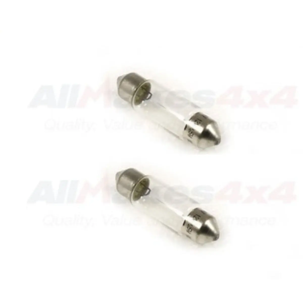 License Plate Lamp Light Festoon Bulb 12V 5W Set 1