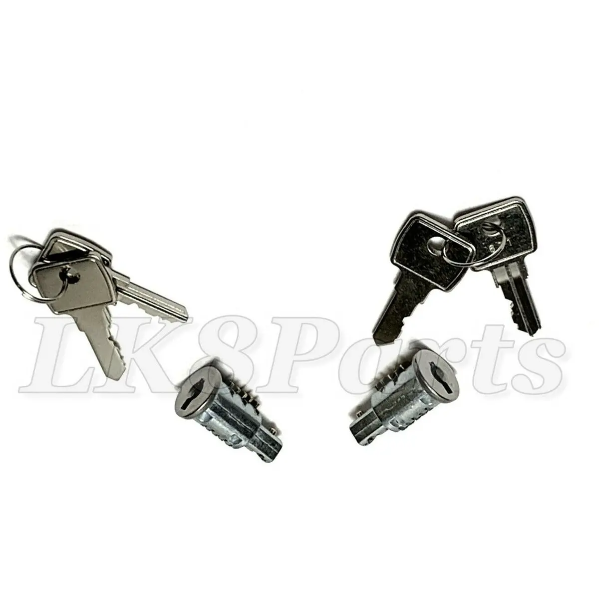 Barrel Lock & Keys Set Of 2 1