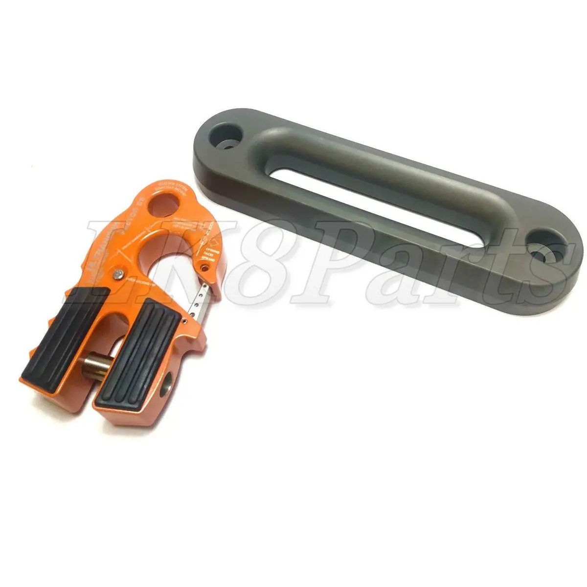 Factor 55 Orange Ultrahook Winch Hook & Fairlead For Synthetic Rope Combo 1