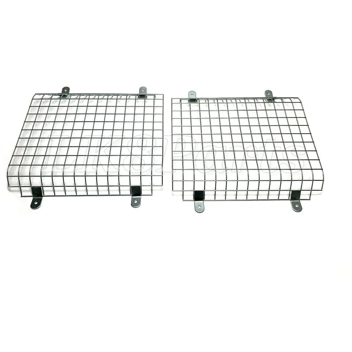 Galvanized Front Mesh Light Guards /Cage Set 1