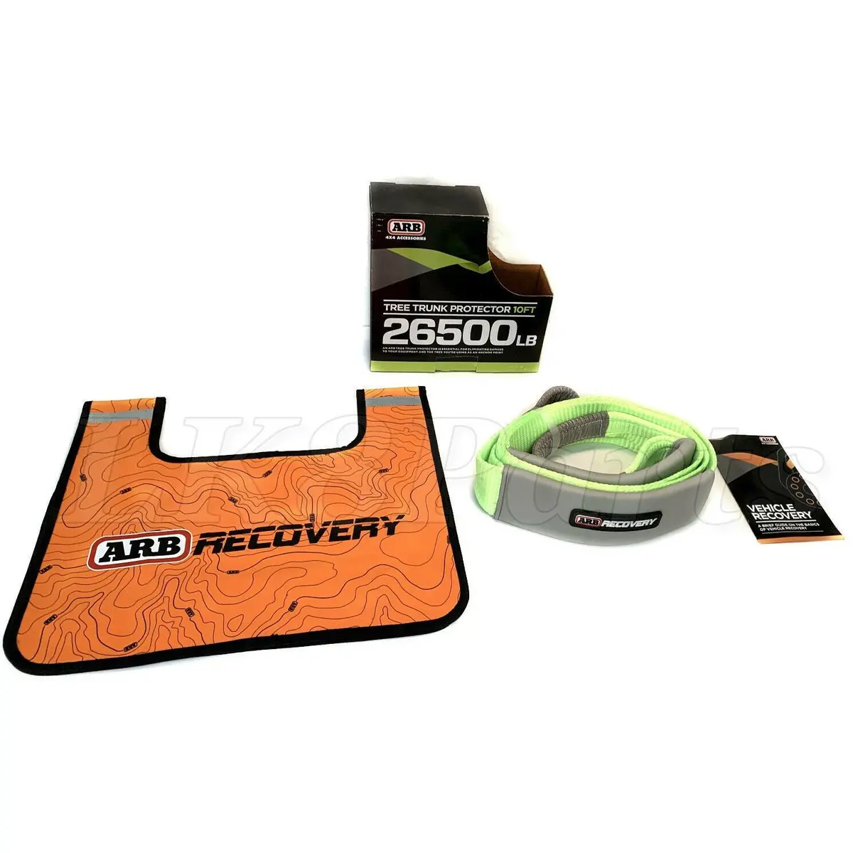Arb 4X4 Winch Damper And Tree Saver Tow Strap Kit 1