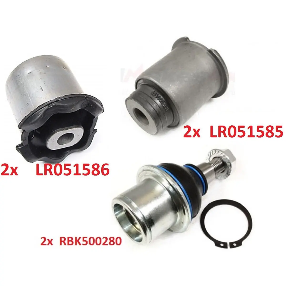 Front Suspension Lower Arm Bush & Ball Joint Set 1