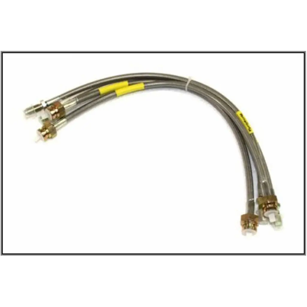 Tf608 +2In Stainless Braided Brake Hoses Discovery 1 Abs 1