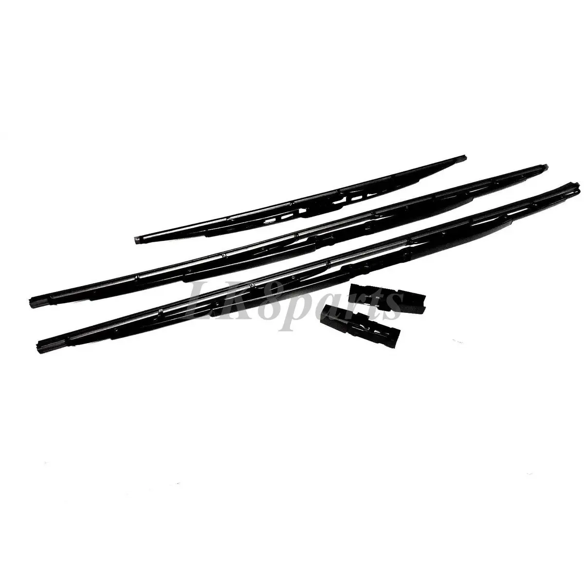 Front+ Rear Wiper Blade Set & Clips 1