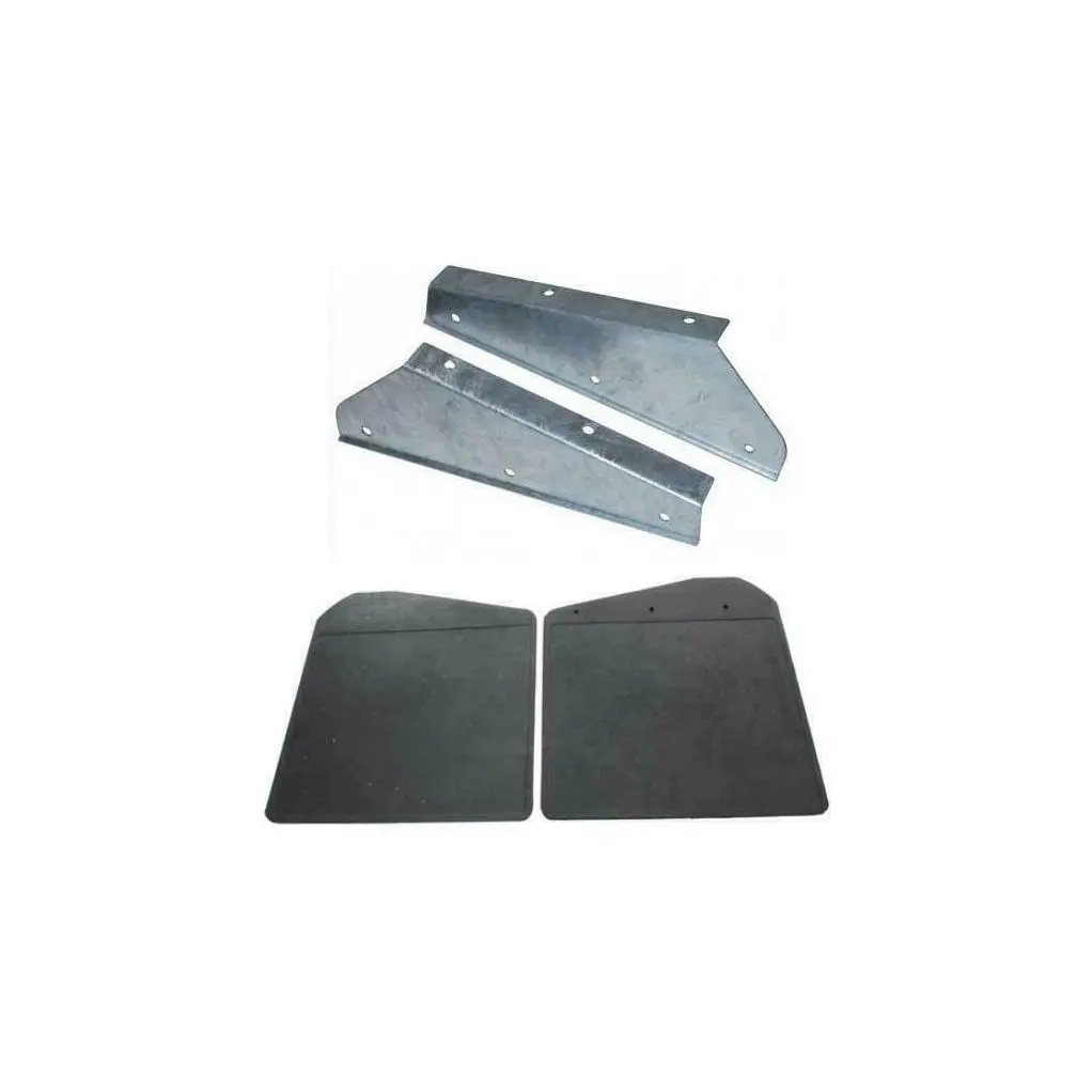 Front Mud Flaps And Galvanised Mount Brackets 1