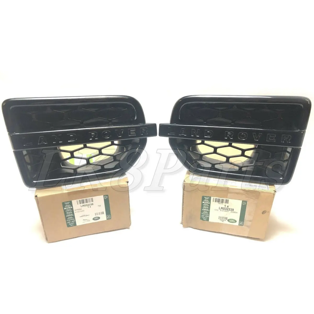 Gloss Black Fender Side Vent Pair Genuine 1