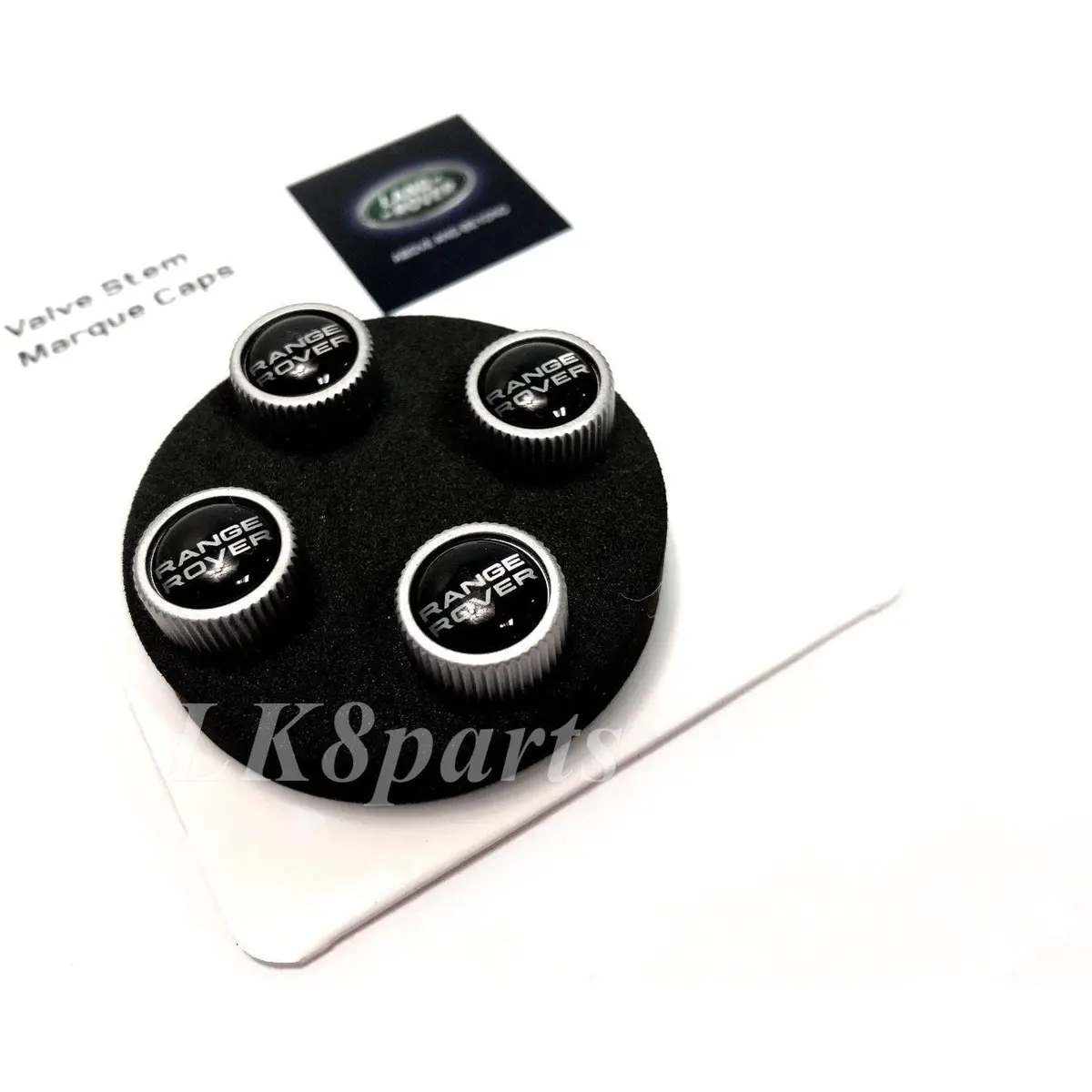 Tire Valve Caps-Range Rover Logo Set X4 Genuine 1