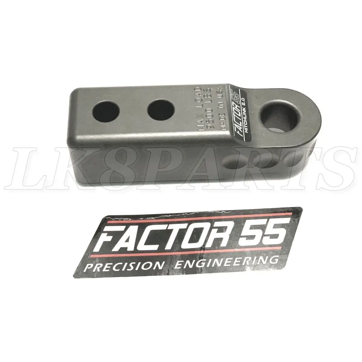 00020-06 – Factor 55 Hitchlink 2.0 – Gray Aluminum 1