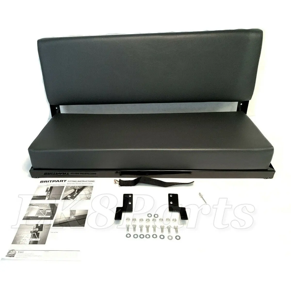 Grey Vinyl Rear Bench Seat 1