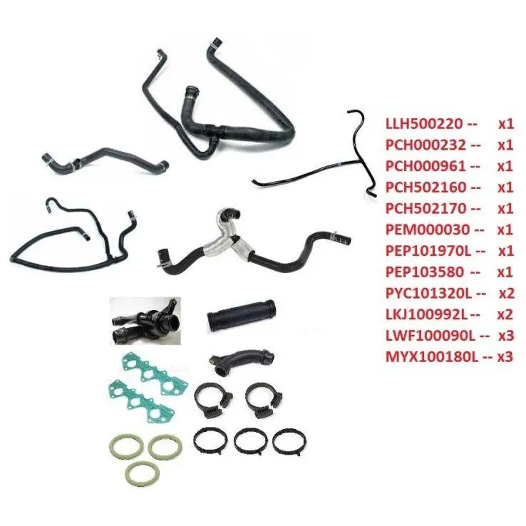 Complete Coolant Hose And Thermostat Kit 1