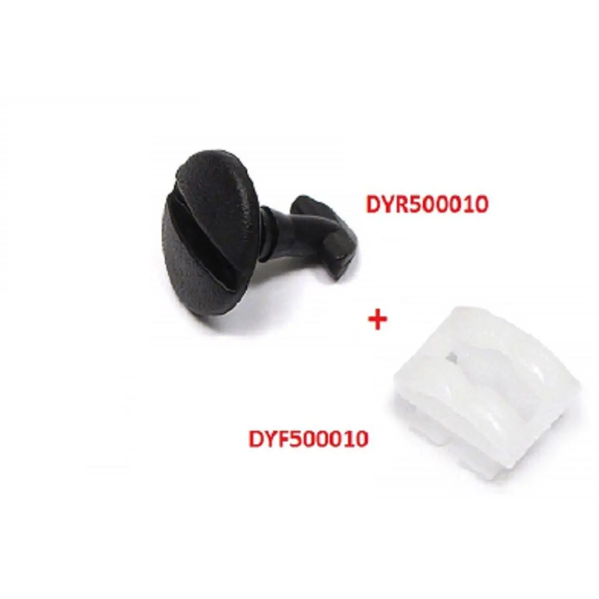 Retainer & Tow Cover Clip Set 1
