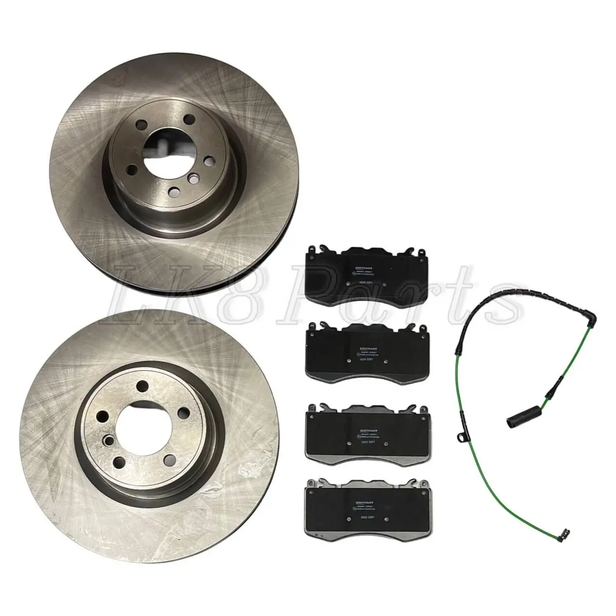 Front Rotors Pads And Sensors Kit 5.0L Sc 1