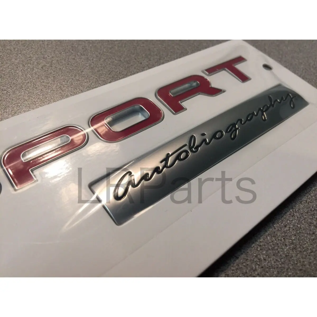 Decal Emblem Plate Badge Autobiography 1